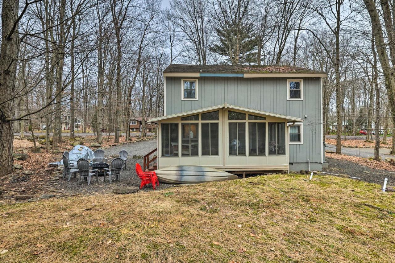 Pocono Lake Poconos Vacation Home Walk To Locust Lake! מראה חיצוני תמונה